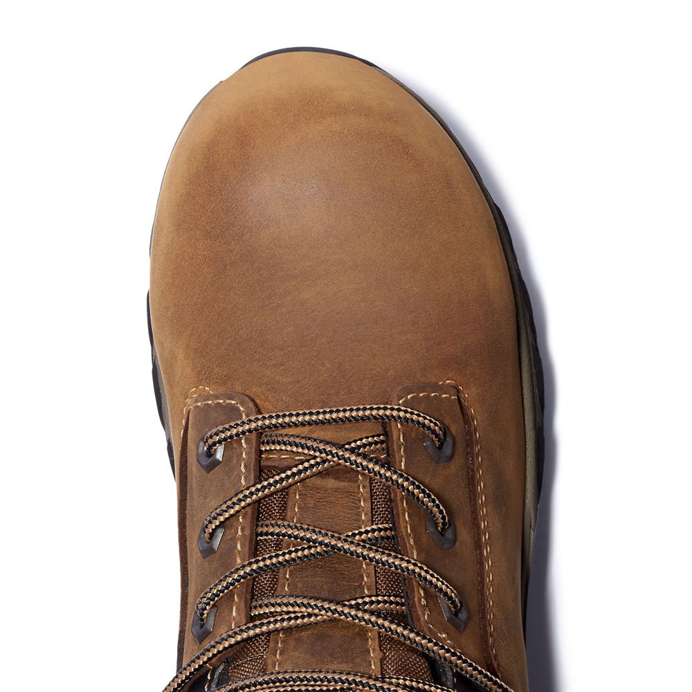 Timberland Μποτακια Εργασίας Γυναικεια Καφε/Μαυρα - Pro® Hypercharge 6-Inch Composite-Toe Waterproof